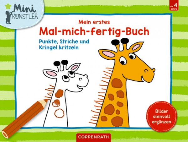 Coppenrath Verlag Mein erstes Mal-mich-fertig-Buch (Mini-Künstler)