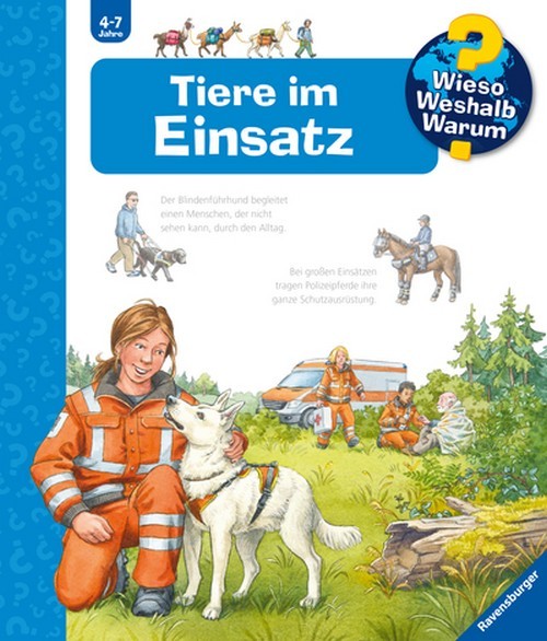 Ravensburger Wieso? Weshalb? Warum? Tiere im Einsatz - Band 16