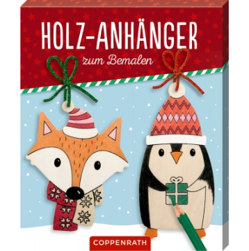 Coppenrath Verlag Holz-Anhänger zum Bemalen (Weihn.Kreativ), sort.