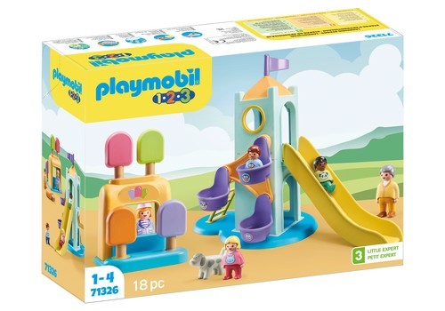 Playmobil PLAYMOBIL® 1.2.3: Erlebnisturm mit Eisstand