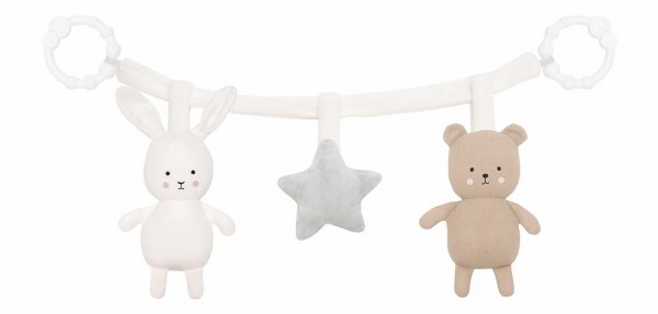 Jabadabadoo Kinderwagenkette Teddy & Bunny