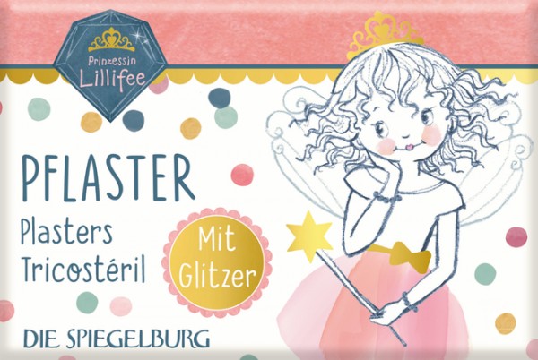 Die Spiegelburg Pflasterstrips mit Glitzer Pr.Lillifee (10 St.) Glitter&Gold