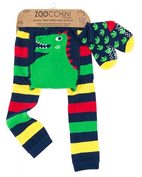 Baby Leggings & Socken Set - Devin der Dinosaurier M