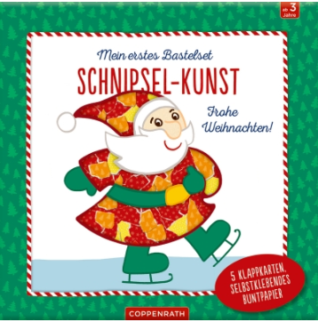 Coppenrath Verlag Mein 1. Bastelset: Schnipsel-Kunst - Frohe Weihnachten!