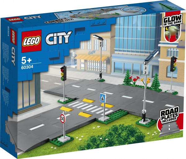 Lego Lego ®  Straßenkreuzung mit Ampeln