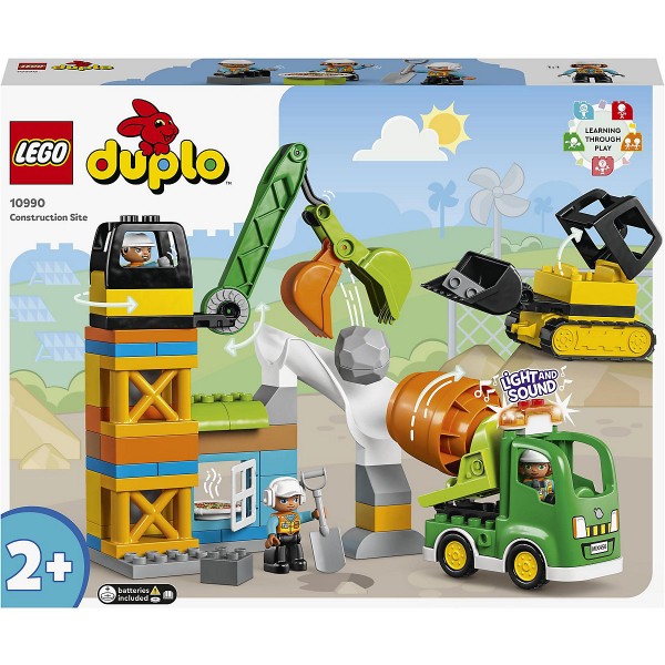 Lego ® Baustelle mit Baufahrzeugen