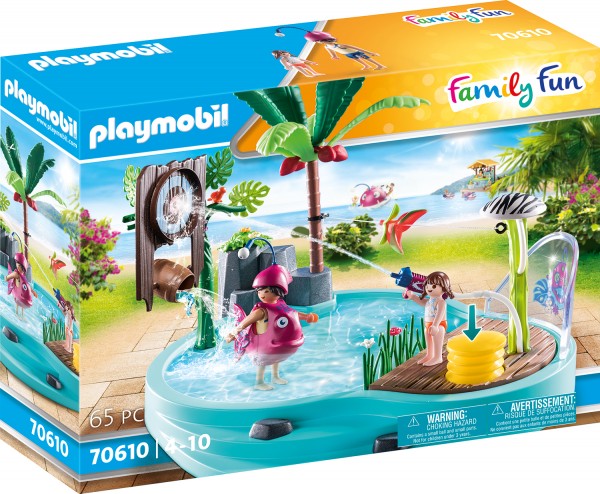 Playmobil PLAYMOBIL® Spaßbecken mit Wasserspritze