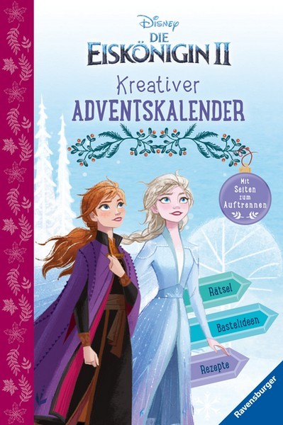 Ravensburger Disney Die Eiskönigin 2: Kreativer Adventskalender (Rätsel/Fakten)