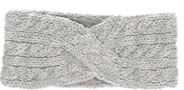 Sterntaler Strick-Stirnband silber mel.