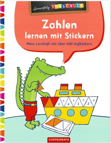 Coppenrath Verlag Lernerfolg Vorschule: Zahlen lernen mit Stickern (Lernheft)