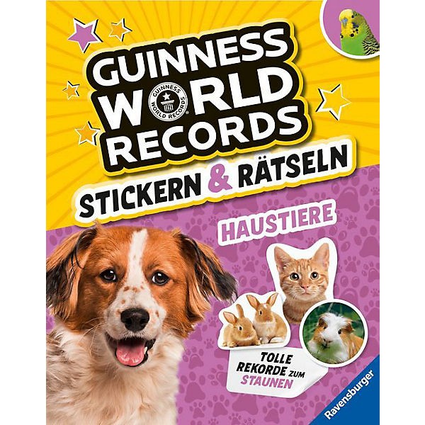 Guinness World Records: Stickern & Rätseln - Haustiere