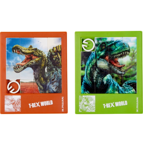 Die Spiegelburg Schiebepuzzle T-Rex World, sort.