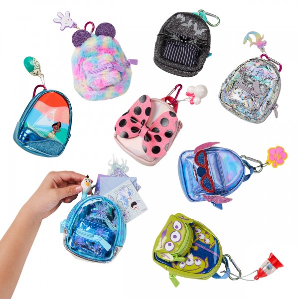 Real Littles Disney-Rucksäcke – Mini-Disney-Rucksack gefüllt mit 7 Überraschungen, verschiedene Desi
