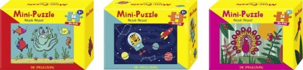 Die Spiegelburg Mini-Puzzle (54 Teile) Bunte Geschenke, sort.