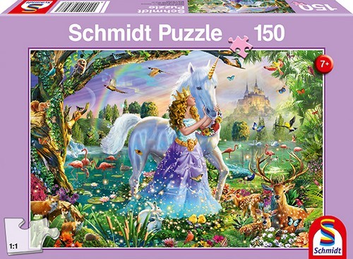 Schmidt Spiele Schmidt Spiele Prinzessin mit Einhorn und Schloss
