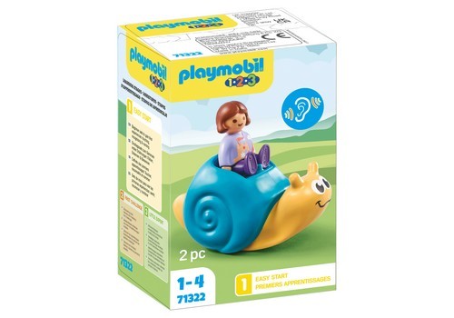 Playmobil PLAYMOBIL® 1.2.3: Schaukelschnecke mit Rasselfunktion