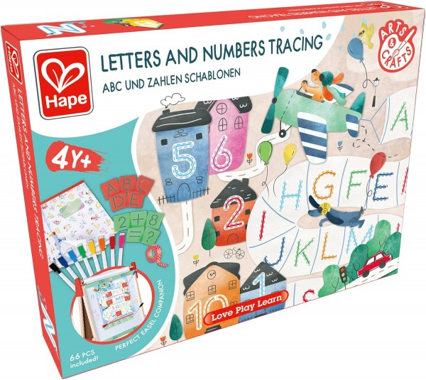 Hape ABC und Zahlen Schablonen