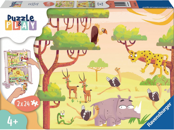 Puzzle&Play Tiere 1