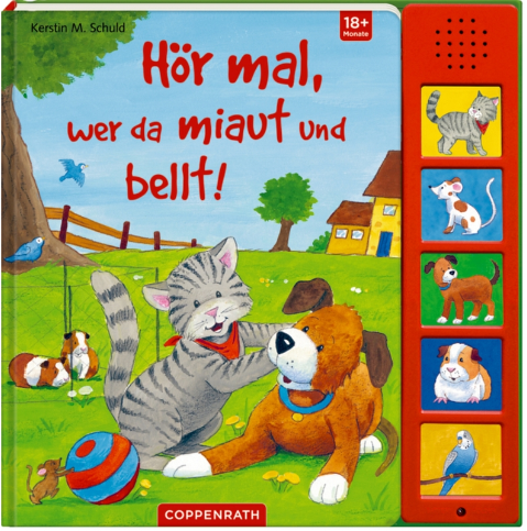 Coppenrath Verlag Hör mal, wer da miaut und bellt! (mit 5 Sounds)