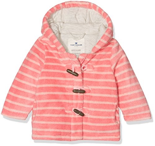 Tom Tailor TOM TAILOR Baby gestreifte Jacke mit Knebelhaken, pink, gestreift, Gr.68