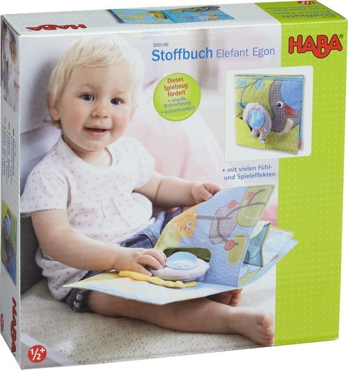 Haba Haba Stoffbuch Elefant Egon