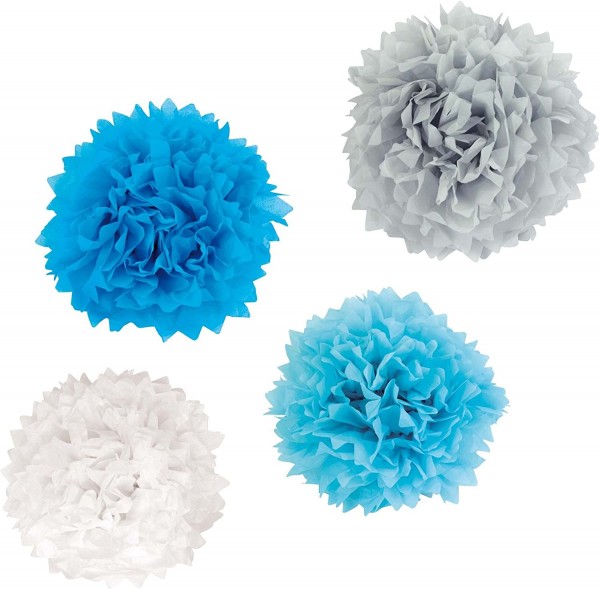 JaBaDaBaDo Pompons hellblau blau