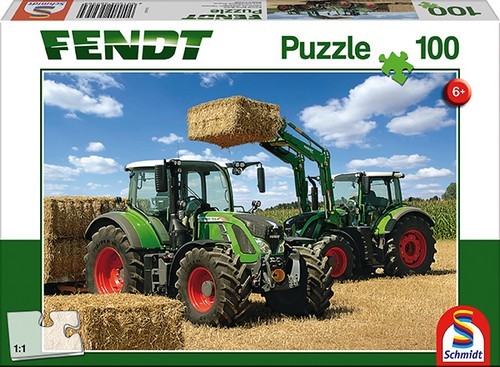 Schmidt Spiele Schmidt Spiele 724 Vario, Fendt 716 Vario mit Frontlader Cargo 4x85, 100 Teile