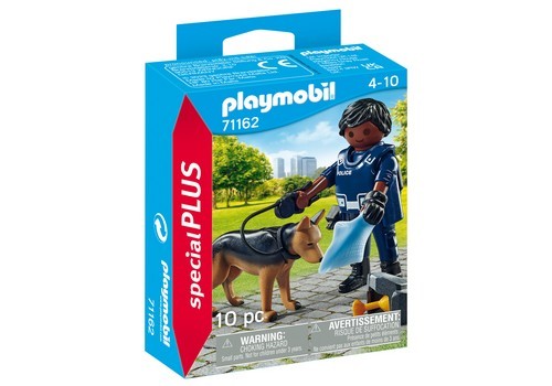 Playmobil PLAYMOBIL® Polizist mit Spürhund