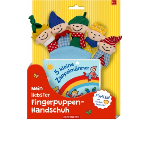 Coppenrath Verlag 5 kl. Zappelmänner - Mein liebster Fingerpuppen-Handschuh