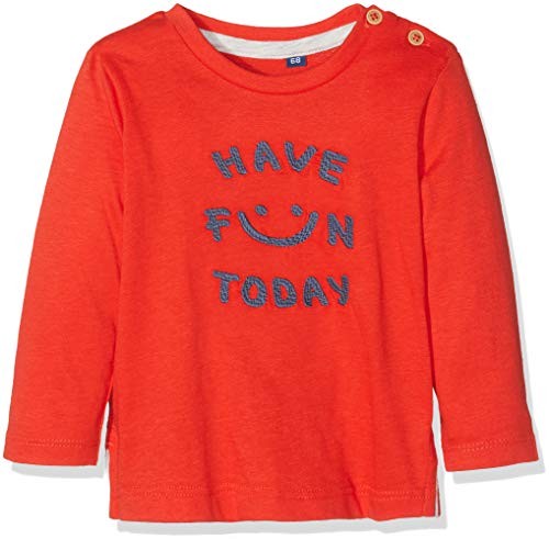 TOM TAILOR Kids Baby-Jungen 1/1 T-Shirt, Rot (Flame Scarlet|Red 2550), 86