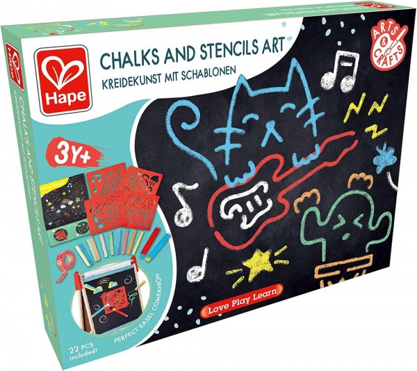 Hape Kreidekunst mit Schablone