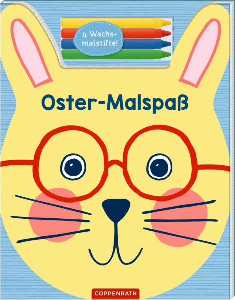 Coppenrath Verlag Oster-Malspaß (mit 4 Wachsmalstiften)