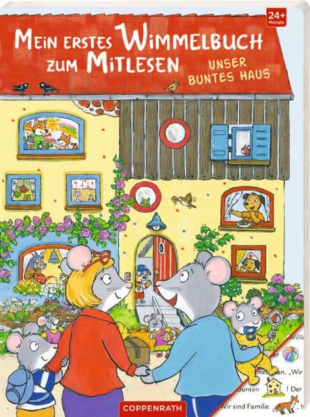 Coppenrath Verlag Mein 1. Wimmelbuch zum Mitlesen: Unser buntes Haus