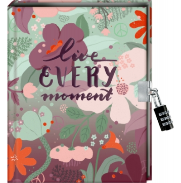 Coppenrath Verlag Tagebuch: Live every moment - Handlettering