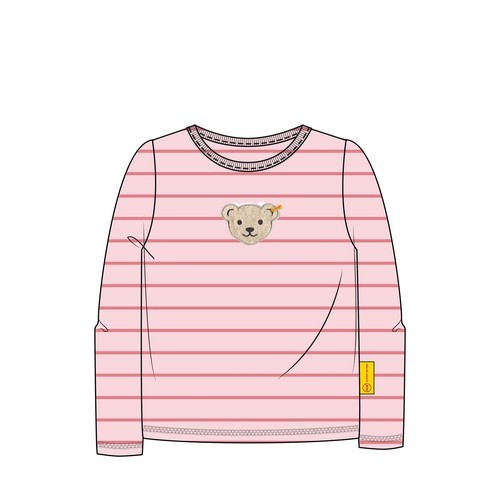 Steiff T-Shirt langarm rosa, Größe 104