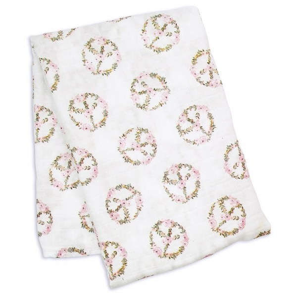 Bamboo Swaddle Blanket - Peace