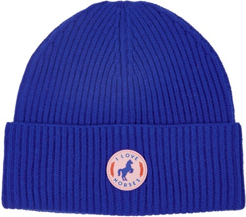 Die Spiegelburg Mütze, royal blue (one size) I LOVE HORSES