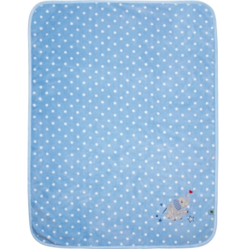 Die Spiegelburg Kuscheldecke, hellblau - BabyGlück (ca. 75x100 cm)