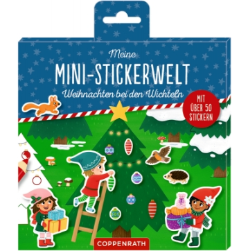Coppenrath Verlag Meine Mini-Stickerwelt - Weihnachten bei den Wichteln