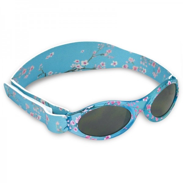 Dooky Baby Banz - Baby-Sonnenbrille / Neopren + Klett / 100% UV-Schutz / Blüten