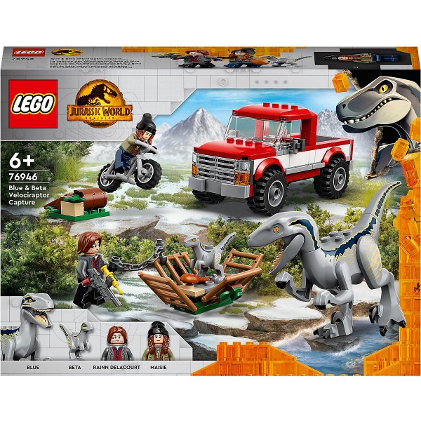 Lego ® Blue & Beta in der Velociraptor-Falle