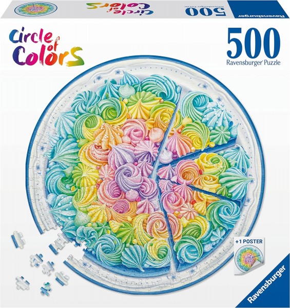 Circle of Colors Rainbow Cake