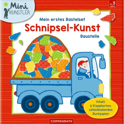 Coppenrath Verlag Mein 1. Bastelset: Schnipsel-Kunst - Baustelle (Mini-Künst.)