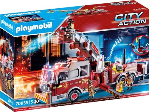 Playmobil PLAYMOBIL® Feuerwehr-Fahrzeug: US Tower Ladder