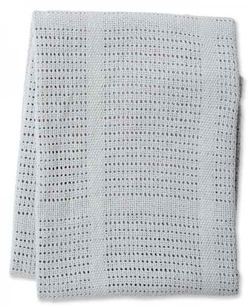 Baumwoll Strickdecke Grey