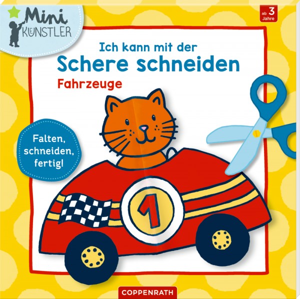 Coppenrath Verlag Ich kann mit der Schere schneiden: Fahrzeuge (Mini-Künstler)