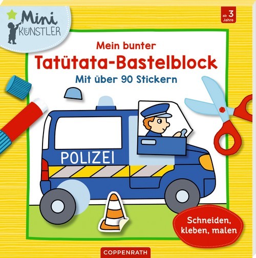 Coppenrath Verlag Mein bunter Tatütata-Bastelblock (Mini-Künstler)