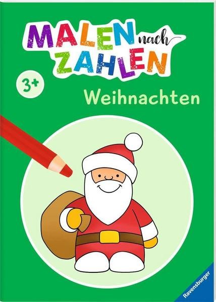 Malen nach Zahlen ab 3: Weihnachten