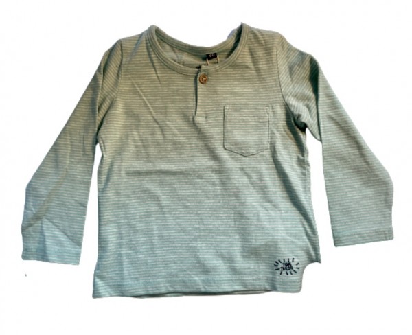 TOM TAILOR Baby gestreiftes Langarmshirt, blau, gestreift, Gr.80