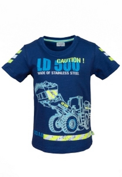 SALT AND PEPPER Boys S/S Glowing print Loader navy, Größe 104-110